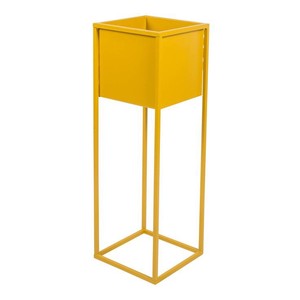 Supports de plantes carrés en métal faits à la main, taille parfaitement adaptée, design carré pour la maison et le jardin, pot de fleur et décor de salle - Product Image 2