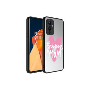 Funda Protectora de Silicona Brillante Netzy con Patrón de Espejo para OnePlus 9, Fundas Traseras Antihuellas Inspiradas en Estilos INS - Product Image 1