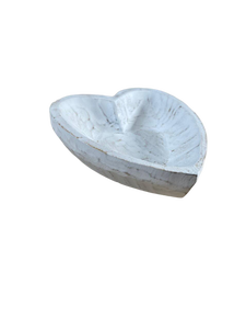 Best Selling Custom OEM Antique <b>Heart</b> Dough Bowl Acacia <b>Wood</b> for Candle Making - Product Image 3