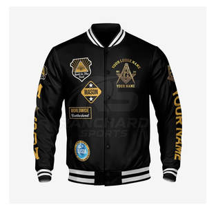 Chaqueta Masónica Personalizada con Letras Bordadas, Regalo de Francmasonería, Chaqueta Masónica con Bordado Personalizado - Product Image 2