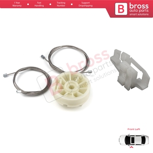 Juego de Reparación de Elevalunas Eléctrico BWR423, Puerta Delantera Izquierda para Scenic Grand Scenic MK2 JM0/1 2003-2009, 4/5 Puertas, 8200118777 - Product Image 3