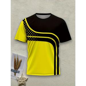 T-shirts pour hommes T-shirt de sport coloré cool pour adultes et sport de plein air Streetwear T-shirt de plage respirant à séchage rapide imprimé en 3D - Product Image 1