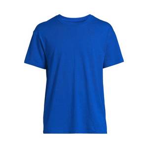 Neck T-<b>Shirt</b> 4-Color Black <b>White</b> Gray Navy Ultra-Light Men's Quick-Drying Breathable <b>Sweat</b>-Absorbent 100% Cotton Knitted Casual - Product Image 2