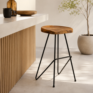Modern Minimalist Strong Iron Non-Foldable Bar <b>Stool</b> Bar Furniture Home Bar Hotel Restaurant <b>Dining</b> Living Room Commercial - Product Image 1