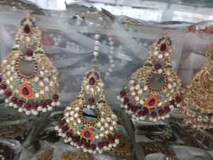 ชุดเครื่องประดับเจ้าสาวแบบหลายสีชุดเครื่องประดับเจ้าสาวแบบมืออาชีพทำจากโรงงานผู้ผลิตที่มีน้ำหนักเบา - Product Image 3