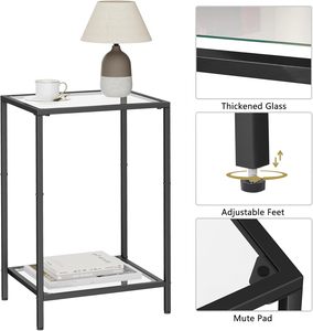 โต๊ะเหล็กโมเดิร์นทำด้วยมือแข็งแรงทนทานเหมาะสำหรับบ้านออฟฟิศและเฟอร์นิเจอร์ห้องนั่งเล่น - Product Image 2