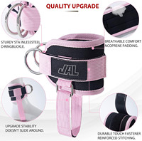 Néoprène Rembourré Fitness Cheville Sangles Bodybuilding Câble Attachement Nylon Sangle Gym Machine Jambe Entraînements Haltérophilie Cheville
