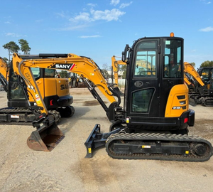 Mini-excavatrice de 3,5 tonnes S=A=N=Y SY35U, excavatrice sur chenilles compacte, excavatrice hydraulique pour la construction - Product Image 1
