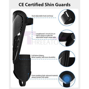 สนับแข้งบุนวมเพื่อความสบายตลอดทั้งวันและการป้องกันขาสนับแข้งคุณภาพสูงสำหรับการฝึกกีฬา - Product Image 4