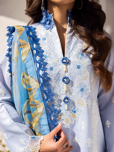 Conjunto de Shalwar Kameez para Mujer, Bordado Completo, de Alta Calidad, para Invierno, Fiestas, Uso Casual, Secado Rápido, Venta al por Mayor de Fábrica - Product Image 5