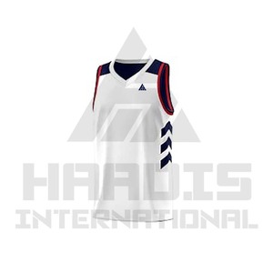 Maillot de basket-ball personnalisé en gros hommes uniformes de basket-ball vêtements de basket-ball maillot de sport 100% cousu de qualité supérieure plaine - Product Image 5