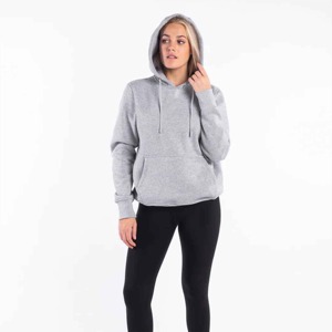 Sweat à capuche en tricot pour femme de marque personnalisée, 100% coton, imprimé écologique, logo sur le devant, coupe ample, surdimensionné - Product Image 4