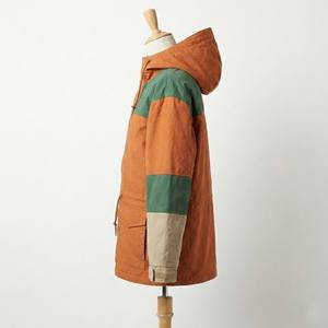 2026 Trending Fashion Oversized Hooded Coat Vintage Earth Tone 3D Embroidery Windbreaker <b>Women's</b> Loose Fit Outdoor Utility - Product Image 3