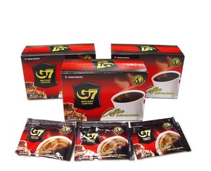 ถุง2gx50กาแฟสำเร็จรูปสีดำล้วน G7ซอง/กล่องรสหวานน้ำตาลแต่งคาเฟอีนบรรจุในถุงจากเวียดนาม - Product Image 3