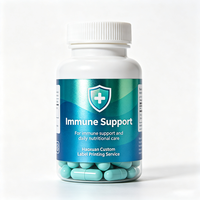 Etiquetas para Botellas de Refuerzo Inmunológico Haoxuan OEM, Adhesivos Impresos con UV Localizado, Resistentes al Agua, para Soluciones de Empaquetado de Suplementos Dietéticos