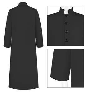 Robe de chœur personnalisée en couleur et en taille unisexe, vêtements d'église 100% polyester, vente en gros, logo personnalisé, service OEM - Product Image 2