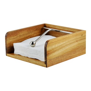 Porte-serviettes de bar de luxe en acier inoxydable finition or, design en éventail, base stable, décoration élégante pour la maison, le bar, la table de restaurant - Product Image 5
