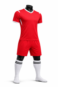 Conjunto de Uniforme de Fútbol Jacquard Personalizado, Jersey y Pantalones Cortos, Equipación de Fútbol Premium de Secado Rápido, Fabricante de Ropa Deportiva para Equipos - Product Image 5
