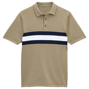 Polo Estampado para Hombre, Transpirable, de Algodón, Talla Grande, Cómodo, de Manga Corta - Product Image 1