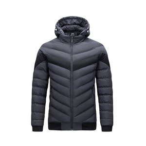 New 2024 New Arrivals Man <b>Jacket</b> Winter <b>Crop</b> Coat <b>Puffer</b> <b>Jacket</b> Men Custom Logo Padded Outer Wearing <b>Jacket</b> with Hood - Product Image 1