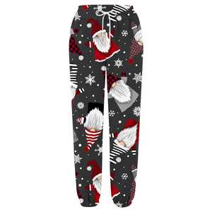 Las mujeres superventas polar Jogger personalizado Invierno Polar Joggers pantalón suave cómodo algodón cordón Navidad Mujer - Product Image 1