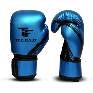 Guantes de boxeo duraderos transpirables profesionales de fábrica Logotipo personalizado Fight Sparring Training Guantes de lucha de cuero Guantes DE BOXEO - Product Image 2