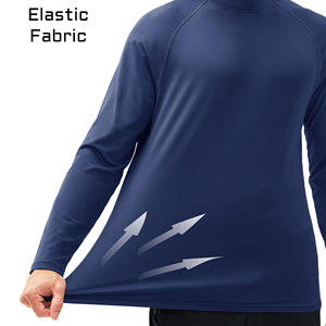 T-shirt de compression pour homme, manches longues, sous-vêtement de sport, ajustement serré, évacuation de l'humidité, haut de performance pour la course à pied, l'haltérophilie - Product Image 4