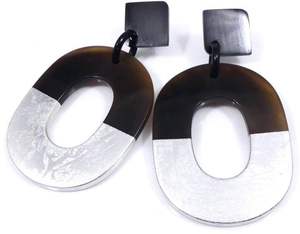 Pendientes de Cuerno de Búfalo Hechos a Mano de Alta Calidad, Estilo Clásico, Joyería de Cuerno de Búfalo Natural, Artesanía Natural - Product Image 3