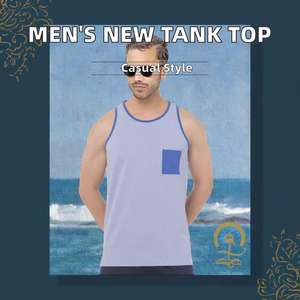 Popular Quick Dry <b>Muscle</b> <b>Man</b> Gym Fitness <b>Vest</b> Custom logo Outwork tank Top for <b>Man</b> - Product Image 3