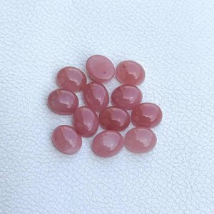 Cuarzo Guayaba Natural Listo para Enviar, Cabujón Ovalado Liso de 10x14mm, Excelente Gema Suelta para Joyería de Proveedor Indio - Product Image 4
