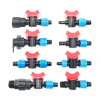 Raccord d'irrigation agricole en plastique PP résistant aux UV et anti-âge, connecteur de ruban goutte-à-goutte à écrou de 16 mm pour serre et ferme