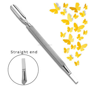 Empujador de Cutículas Profesional de Doble Punta Recta de Acero Inoxidable Reutilizable de Kaneka Enterprises para Limpieza de Uñas, Manicura y Pedicura - Product Image 5