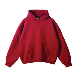 Sweat à capuche délavé à l'acide et sweat-shirt grande taille pour hommes Collection hiver style mode court à épaules tombantes-100% coton - Product Image 3