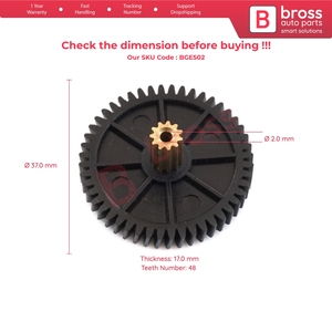Engrenage de moteur de pare-soleil arrière BGE502 pour - Product Image 5
