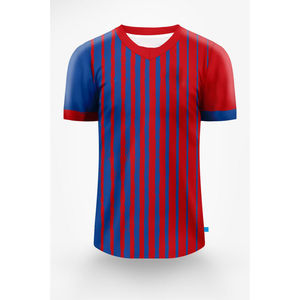 Camiseta de fútbol de sublimación transpirable con logotipo personalizado con servicio OEM Camiseta de fútbol impresa digital personalizada de calidad superior - Product Image 1