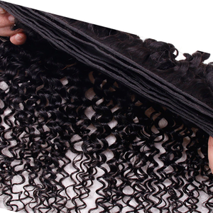 Extensión de cabello virgen 100% humano, trama rizada vietnamita, grado 12A, Color Natural, tejido atado a mano, trama Genius - Product Image 6