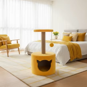 ที่ลับเล็บแมวคุณภาพสูง ยี่ห้อ Amistar รุ่น Yellow Dream สำหรับแมวทุกขนาด - Product Image 5