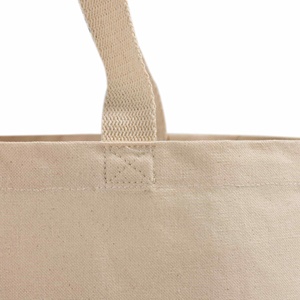 Natural Blank Custom Cotton Canvas Tote Bag Reusable Shopping Grocery Travel Office Work Laptop Carry Tote Bag With Custom Logo - Product Image 6