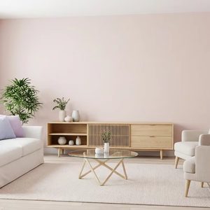 Mueble de Entretenimiento de Madera de Teca Real Hecho en Indonesia, Diseño Minimalista Natural para Dormitorio de Hotel y Sala de Estar - Product Image 1