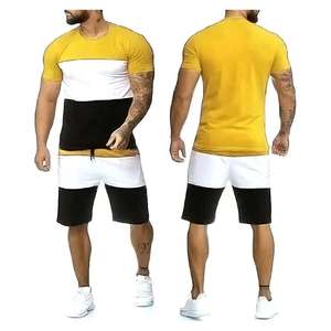 Conjuntos dobles deportivos informales personalizados para hombre, conjunto de dos piezas para hombre, pantalones cortos para gimnasio, conjunto de verano 2022, gran oferta de verano, conjuntos cortos de ropa para hombre - Product Image 2
