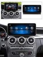 Reproductor de video con pantalla táctil Android Qualcomm 680 MEKEDE 1920*720P, radio estéreo para automóvil, DVR trasero para Benz Clase C W205-GLC X253- Clase V