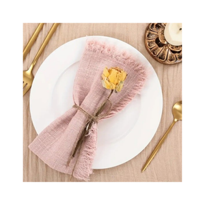 Servilletas Elegantes 100% Algodón con Textura Espiga, Acabado Premium Rosa, Perfectas para Hoteles de Lujo, Adquisición Global al por Mayor - Product Image 1