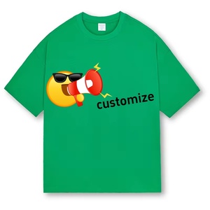 Tùy Chỉnh Trống Dệt Kim Quá Khổ T Áo Sơ Mi Nam 100% Bông Nặng Drop Shoulder Casual Tee OEM ODM In Ấn Nhanh Chóng Khô - Product Image 1