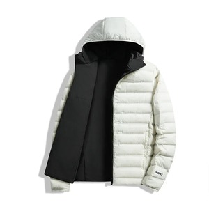 Parkas acolchadas a la moda para hombre, abrigo grueso acolchado de algodón, abrigo térmico con capucha a prueba de viento, chaqueta de diseñador - Product Image 2
