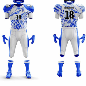 Uniforme de fútbol americano de nuevo diseño para jóvenes, conjunto de pantalón de camisetas reversibles con mangas cortas, técnicas impresas económicas - Product Image 6