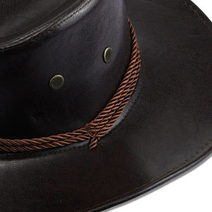 Sombreros de Cuero de Primera Calidad para Hombre y Mujer, Talla Ajustable, Material de Piel, Personalizados para Invierno, Estilo Vaquero, ODM - Product Image 5