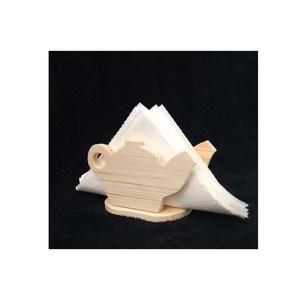 Eco Friendly Bamboo <b>Tissue</b> <b>Holder</b> for <b>Kitchen</b> Dining and Living Room with Durable Build and Natural Rustic Finish - Product Image 4