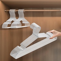Crochets de suspension réglables en acier inoxydable, lisses, durables, étanches, argentés, modernes, légers et robustes pour la maison, la chambre et le magasin