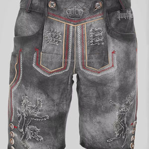 Trachten lederhosen/trachten Bavarian lederhosen lederhose กางเกงหนังแท้สั้นสำหรับผู้ชาย2025 - Product Image 1