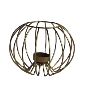 Aluminium Metal Gold <b>Floor</b> Standing <b>Candle</b> <b>Holder</b> for All Type of Interior Decoration Wedding Party Occasions Decoration - Product Image 3